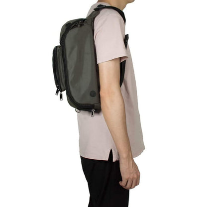 green rfid tactical crossbody chest bag,custom,model display 02