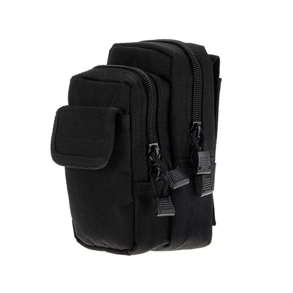 black cordura tactical phone belt pouch,custom,side