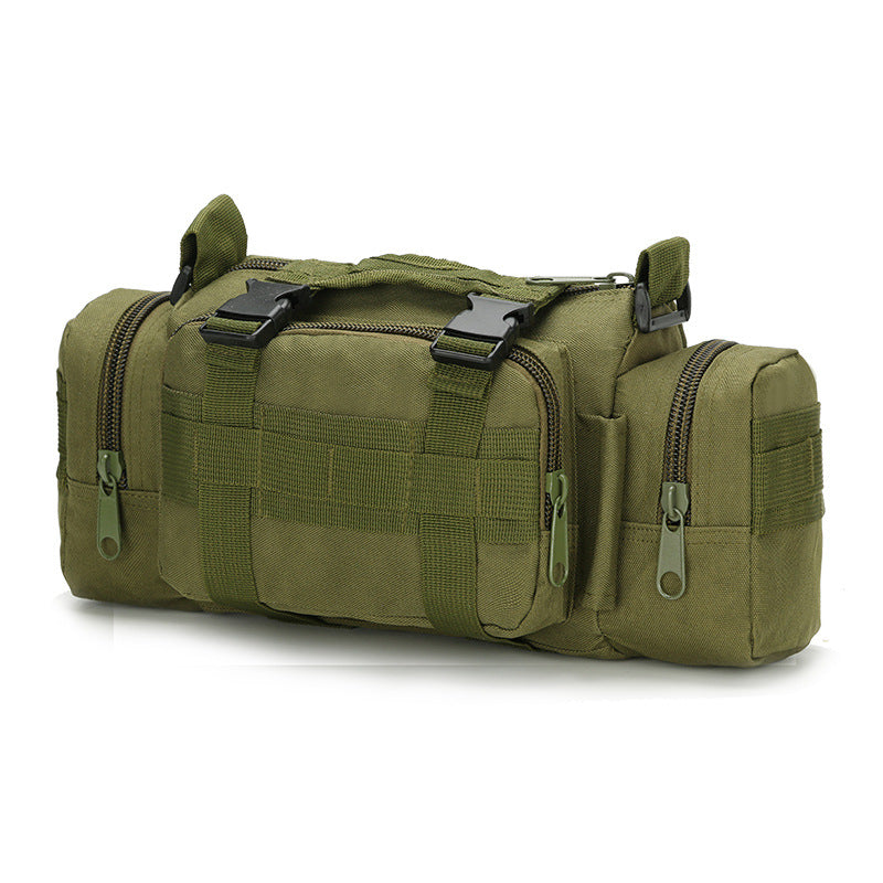 army green polyester tactical sling bag,custom,front
