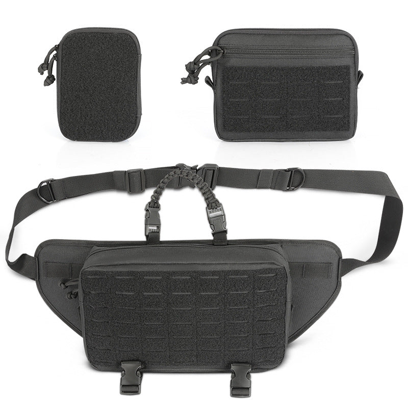 black polyester tactical waist pack,custom,display