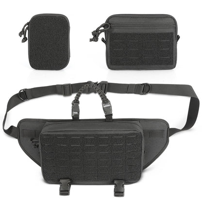 black polyester tactical waist pack,custom,display