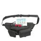 black polyester tactical waist pack,custom,front