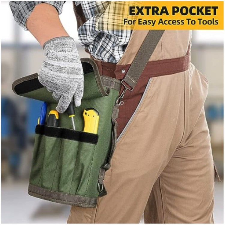 green polyester fanlosn roll up tool bag,custom,lifestyle
