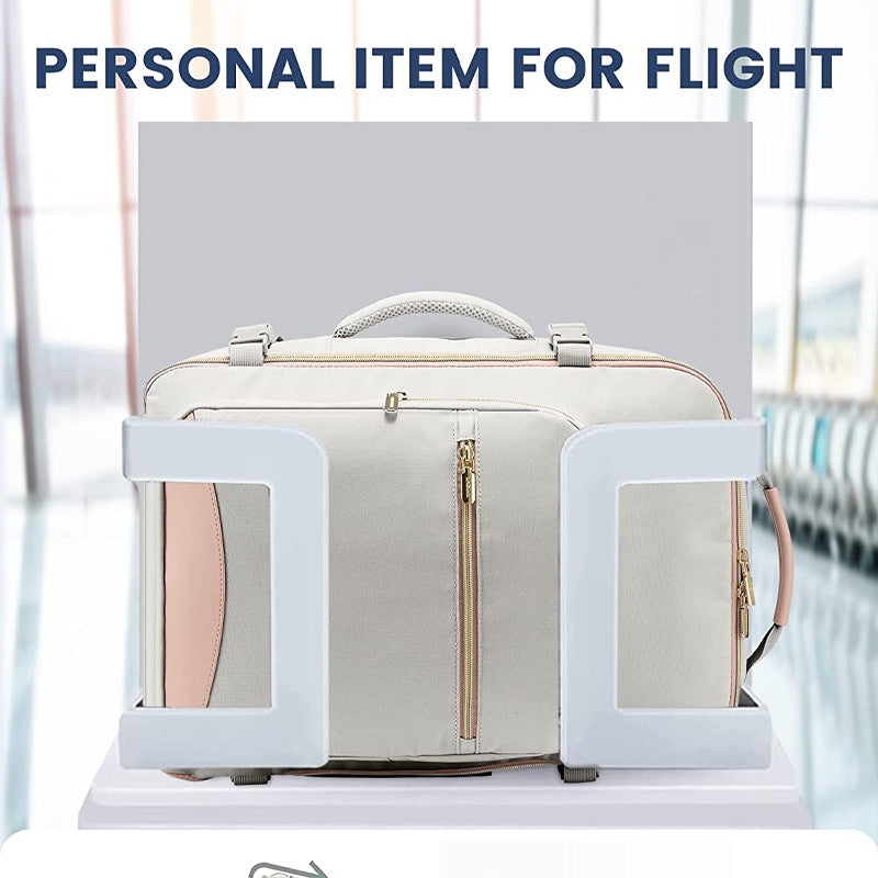 white fanlosn 40l travel backpack,custom,lifestyle