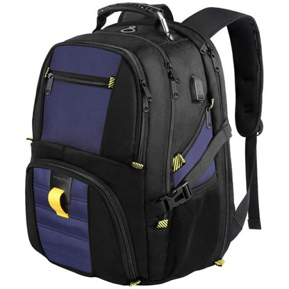 dark blue fanlosn large travel backpack,custom,detail