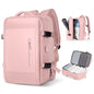 2319 pink fanlosn waterproof insulated laptop backpack,custom,side