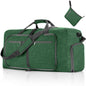 ant dark green nylon foldabletravel duffel bag,custom,front