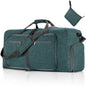 ant green nylon foldabletravel duffel bag,custom,front