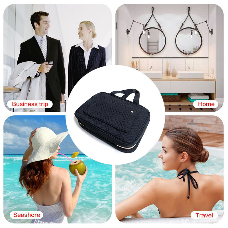 travel makeup bag suitable for business trips vacation and daily beauty storage