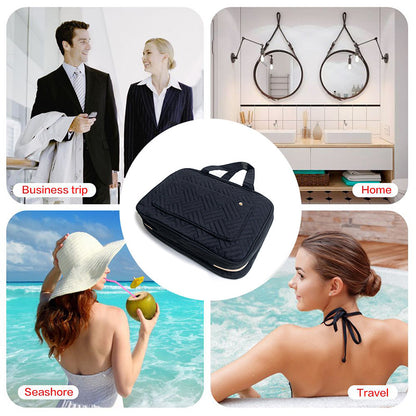 travel makeup bag suitable for business trips vacation and daily beauty storage
