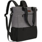 gray fanlosn nylon travel student backpack,custom,front