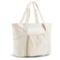 milky white waterproof women travel tote bag,custom,front