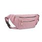 pink 600d polyester unisex waist bag,custom,front