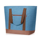 peacock blue oxford waterproof insulated bag,custom,front 02