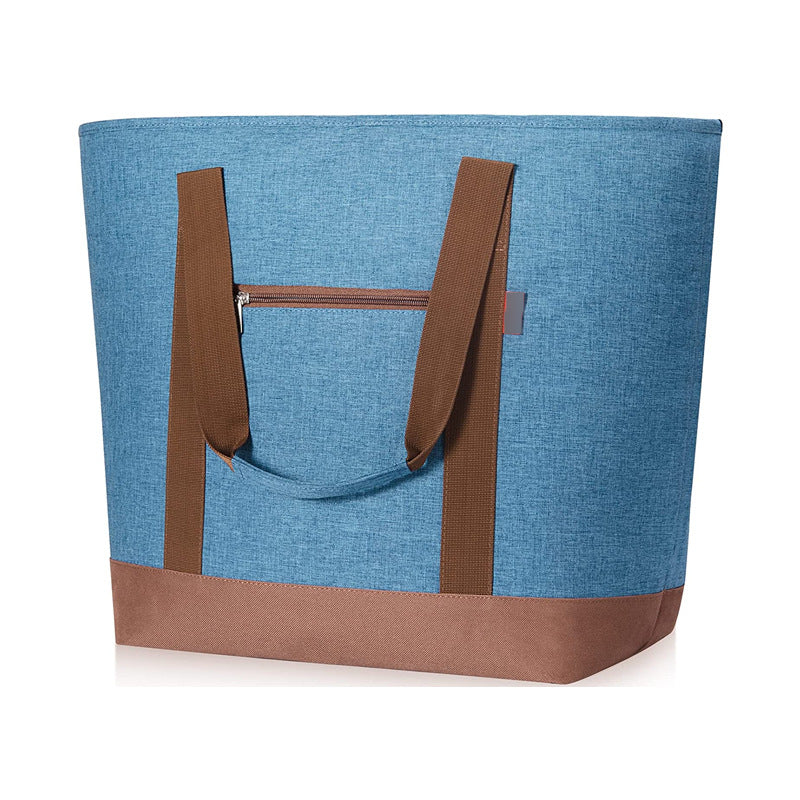 peacock blue oxford waterproof insulated bag,custom,front