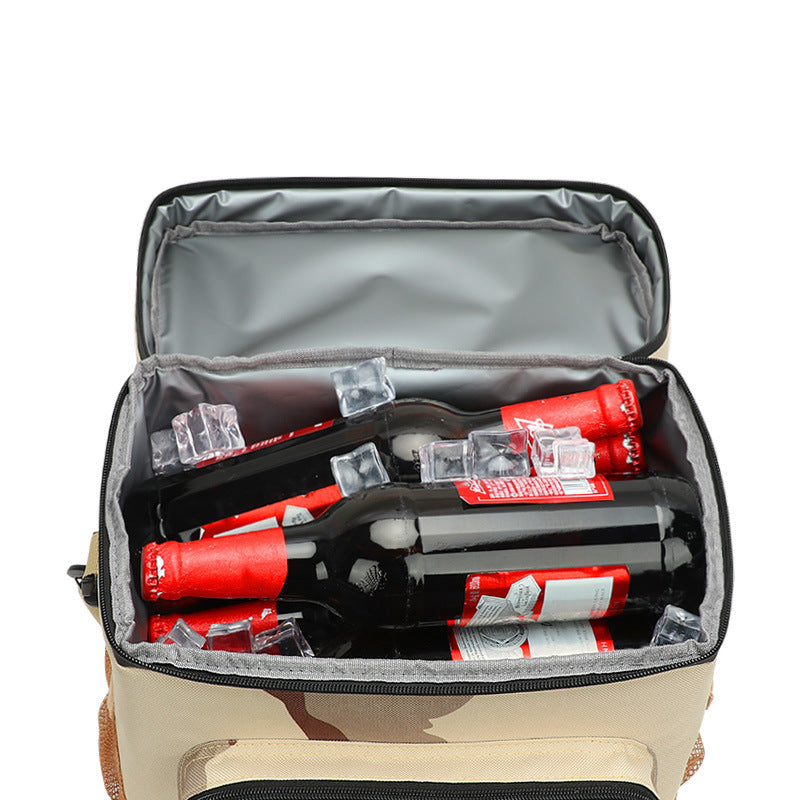 desert camouflage oxford waterproof insulated cooler bag,custom,inner