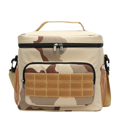 desert camouflage oxford waterproof insulated cooler bag,custom,front