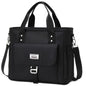 black oxford waterproof insulated cooler tote bag,custom,front 02