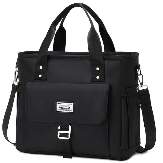 black oxford waterproof insulated cooler tote bag,custom,front