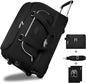 black wheeled garment bag,custom,front