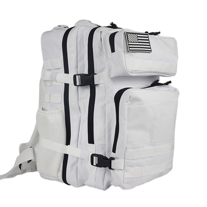 white tactical backpack custom color option