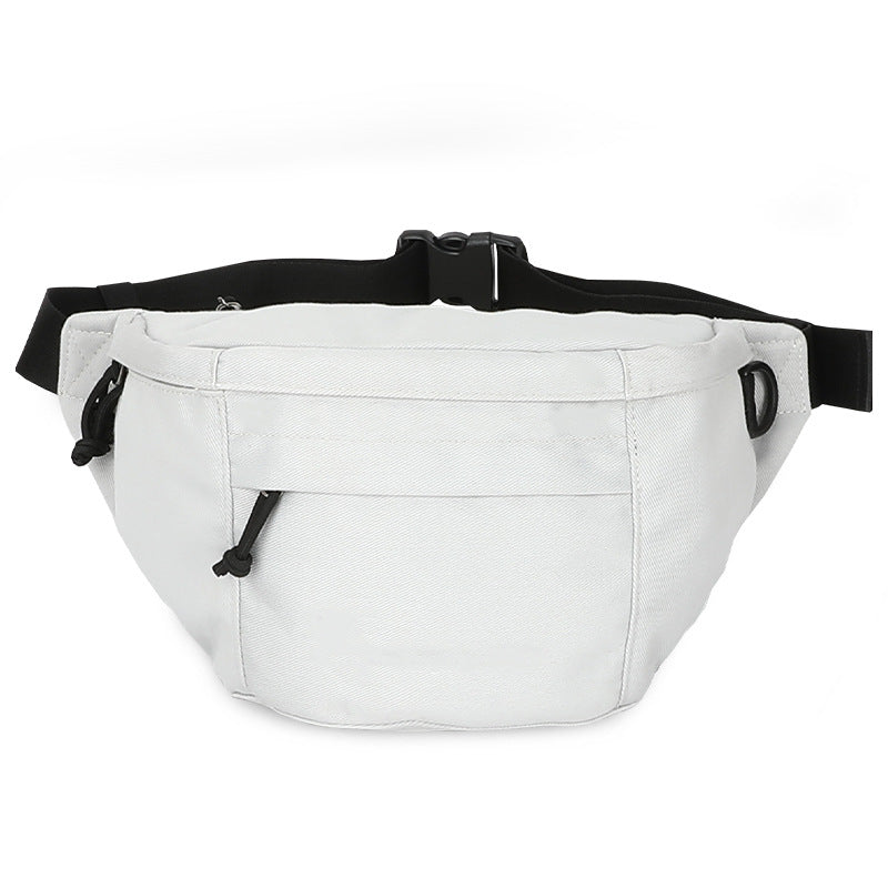white waterproof running belt bag,custom,front