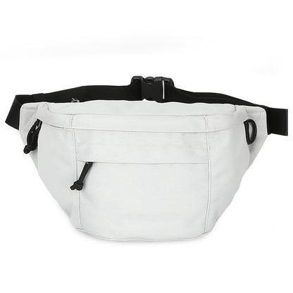 white waterproof running belt bag,custom,front