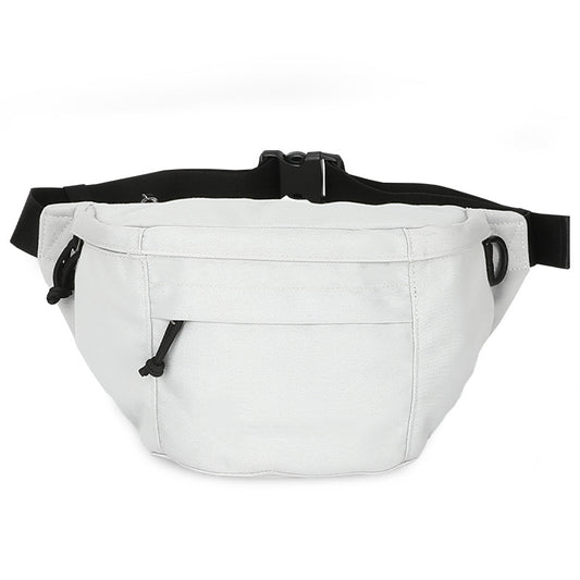 white waterproof running belt bag,custom,front